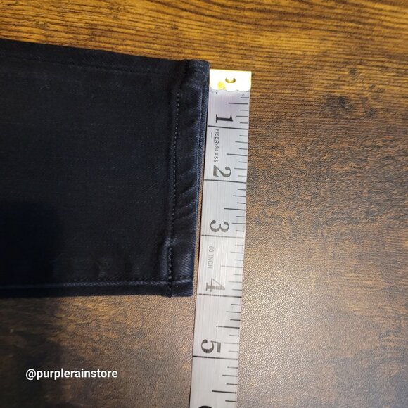 American Eagle Jeans 2 S Dream Jegging Tummy Control Black Wash Stretch Denim - Picture 12 of 13